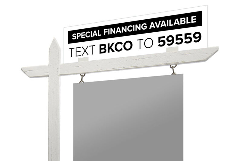 BKCO Mortgage | 3mm PVC Sign Riders 6" x 24" - Image 4