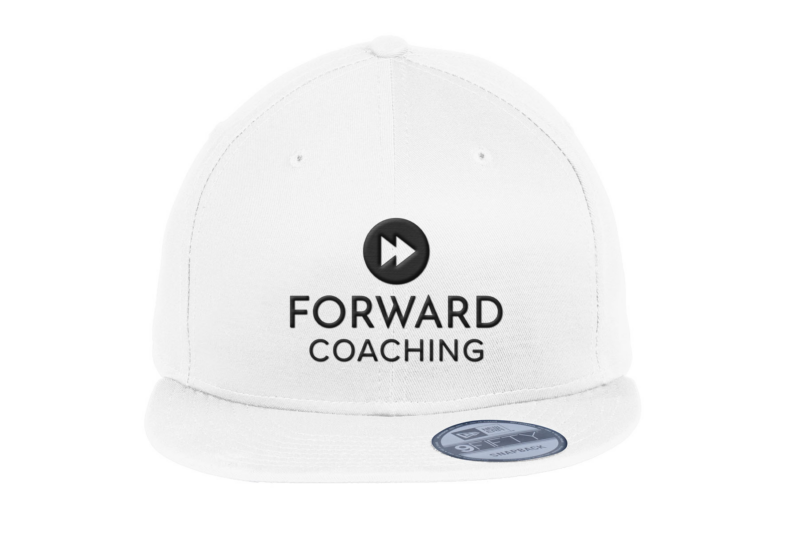Forward Coaching | WHITE New Era® - Flat Bill Snapback Cap