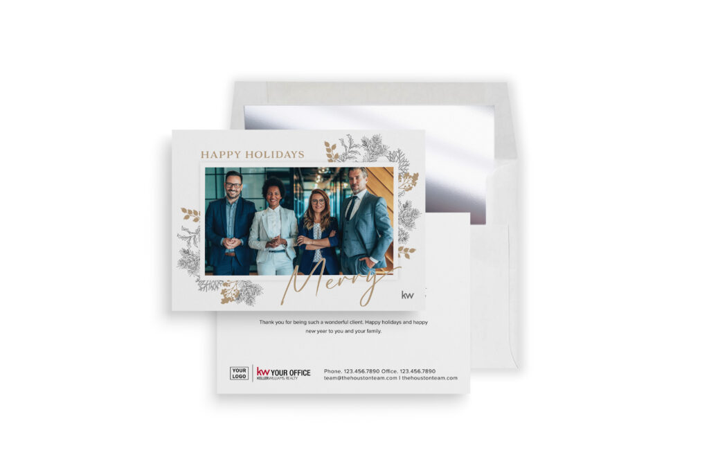 Holiday Postcards - Happy Holidays Merry