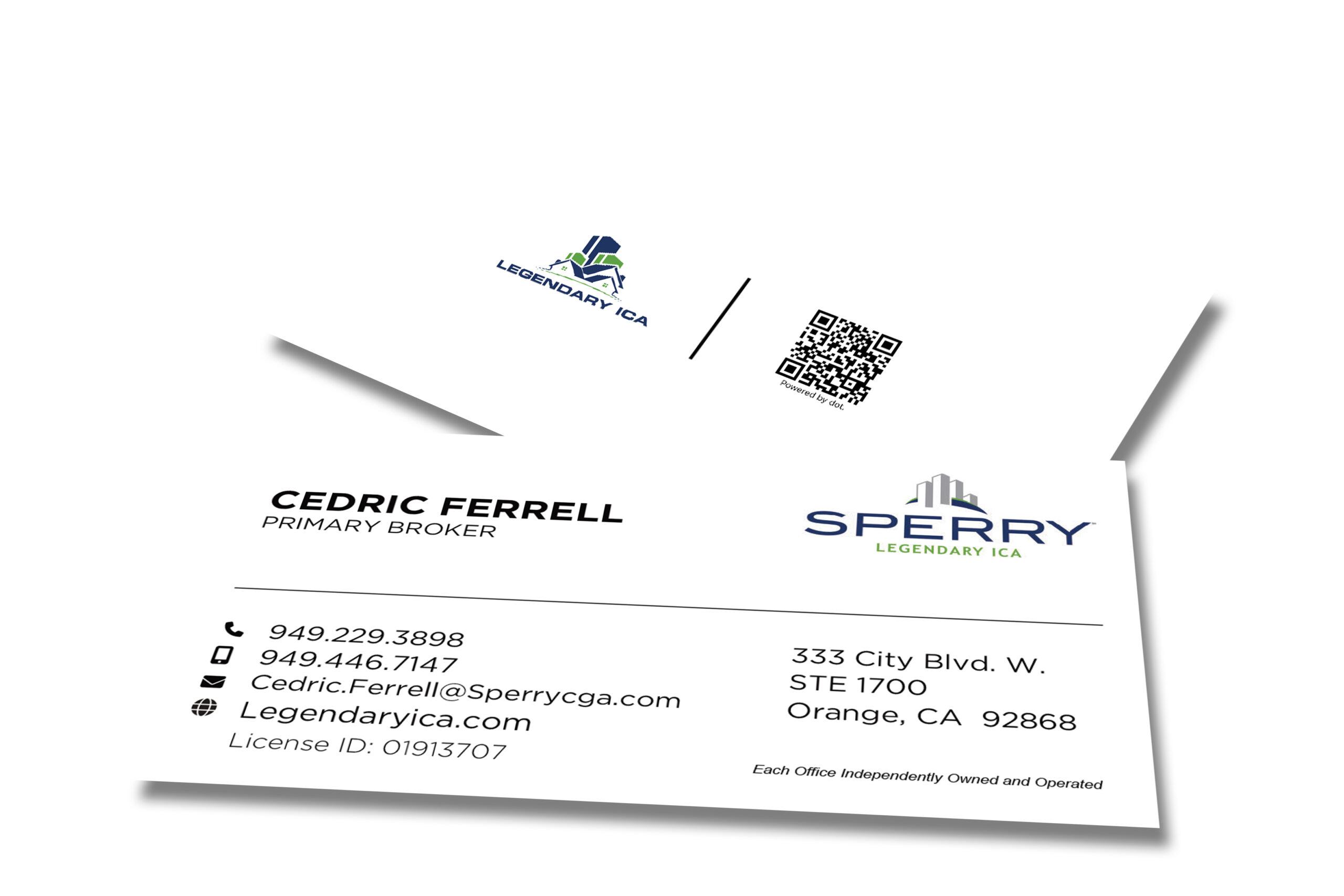 Legendary ICA Business Card - Image 2