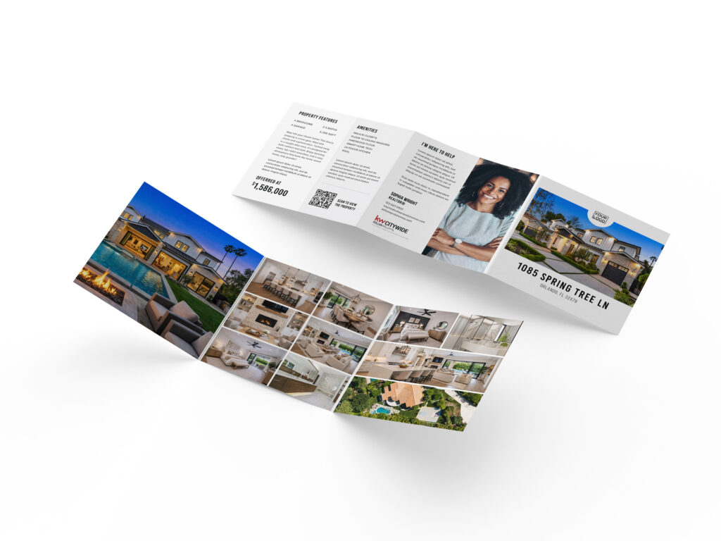 Keller Williams | Tri-Fold Property Listing Option 4